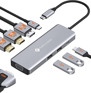 Hub USB-C 10 portas displayport