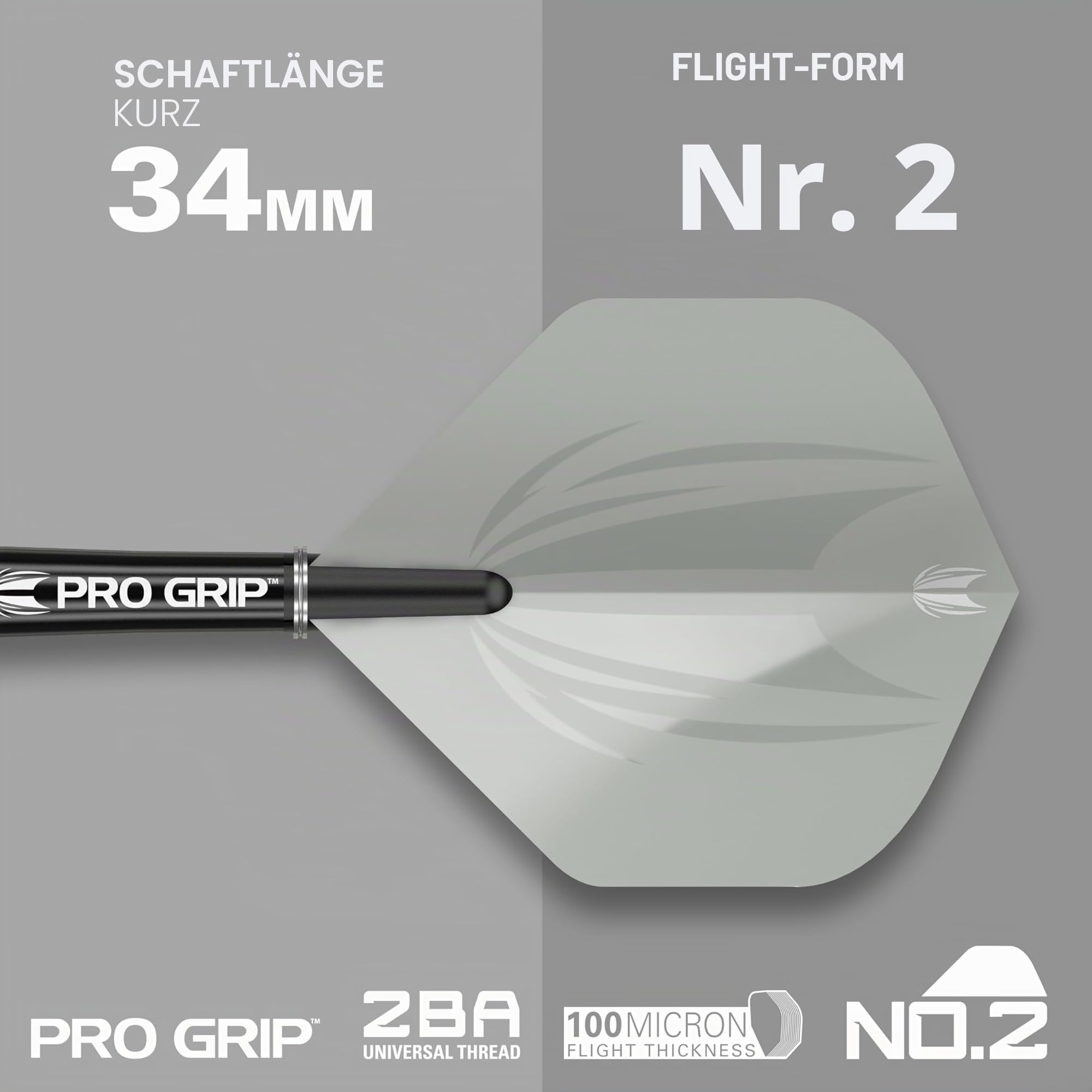 Target Darts Ares 22G/23G/24G Wolfram Stahlspitze Dart Satz Dartpfeile - 6 Pro Grip Schäfte - 9 Pro Ultra Dart Flights – Dart Wallet - Dart Counter App Coupon Bundle