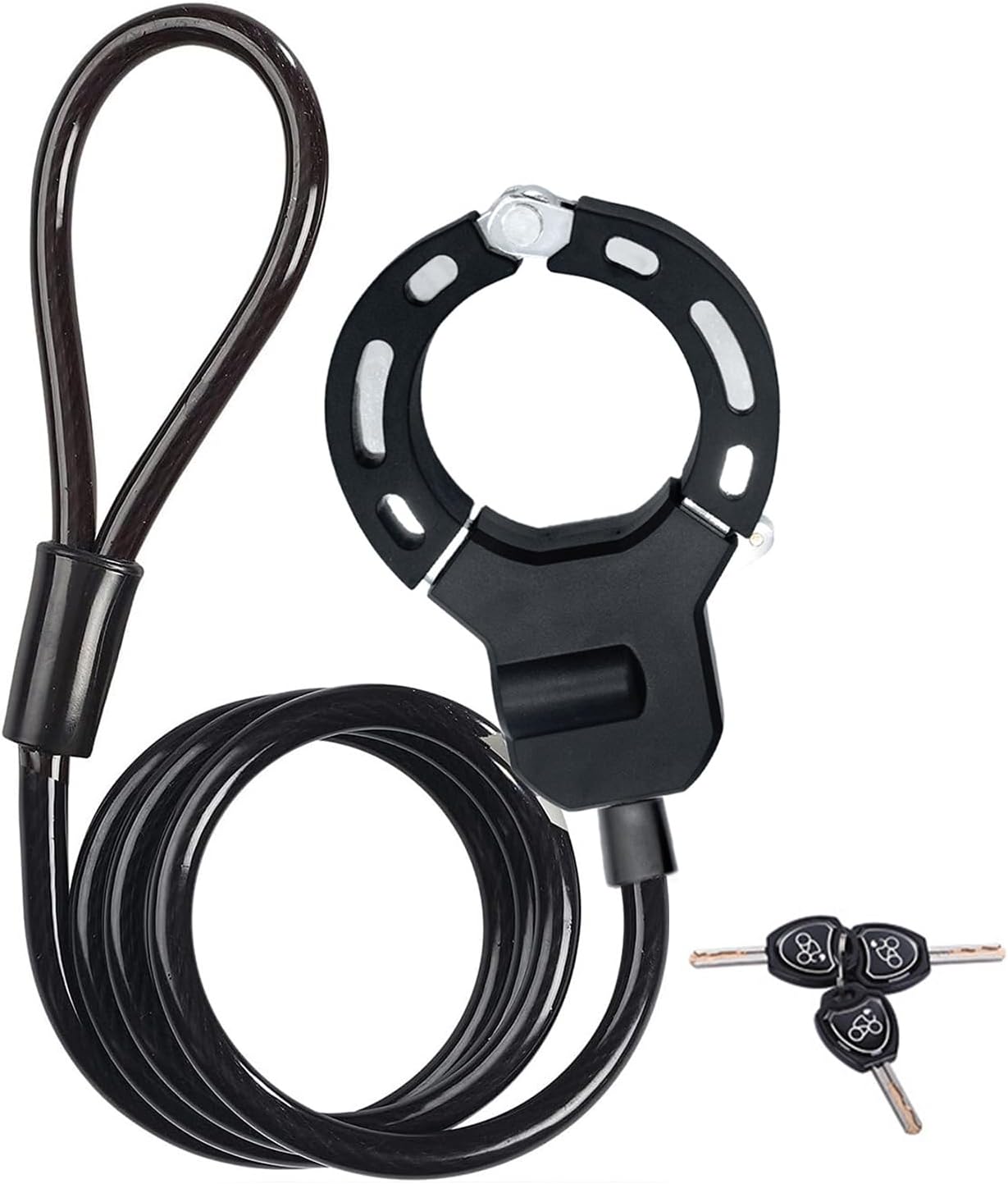 Candado de cable anti-robo para bicicleta y scooter
