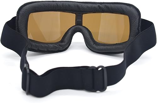Miniatura 3 de evomosa Gafas de Motocicleta Vintage Antiarañazos Gafas de Scooter Esquí para Hombres Mujeres Adultos