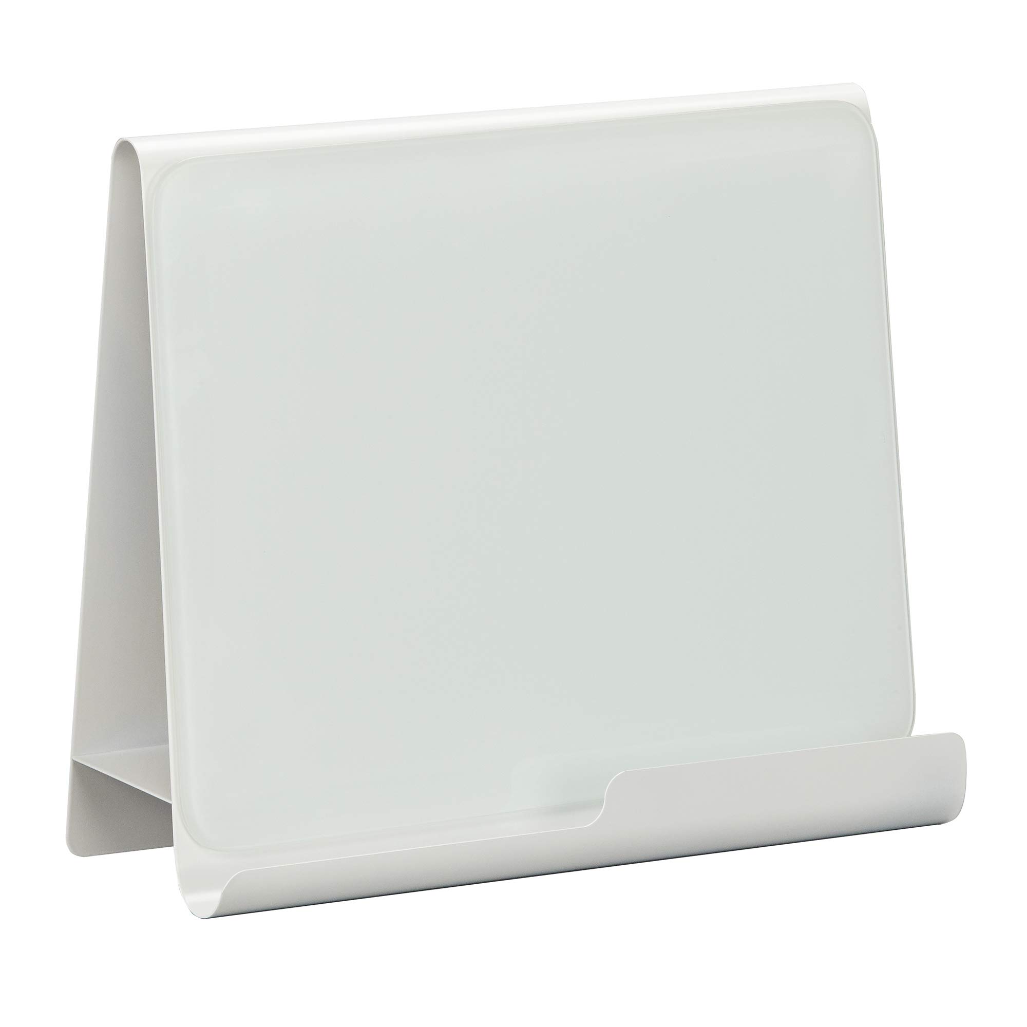 Photo 1 of Safco Products 3220WH Wave Desktop Whiteboard & Magnetic Document Stand, White