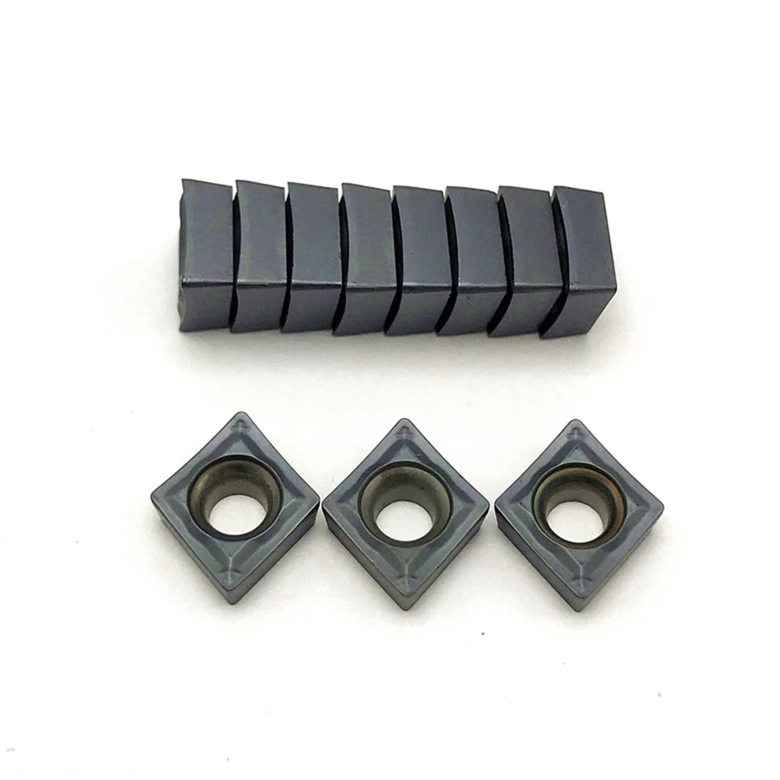 plaquita de torneado, 10 piezas CCMT060204 SM IC908 insertos de carburo, herramienta torneado interno, corte CNC, herramientas torno metal alta calidad(CCMT060204 SM IC908)