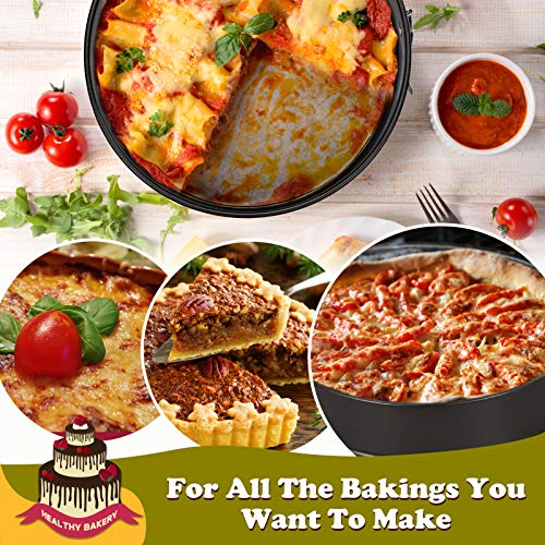 Image of HIWARE 10 Inch Non-stick Springform Pan with Removable Bottom /Leakproof Cheesecake Pan