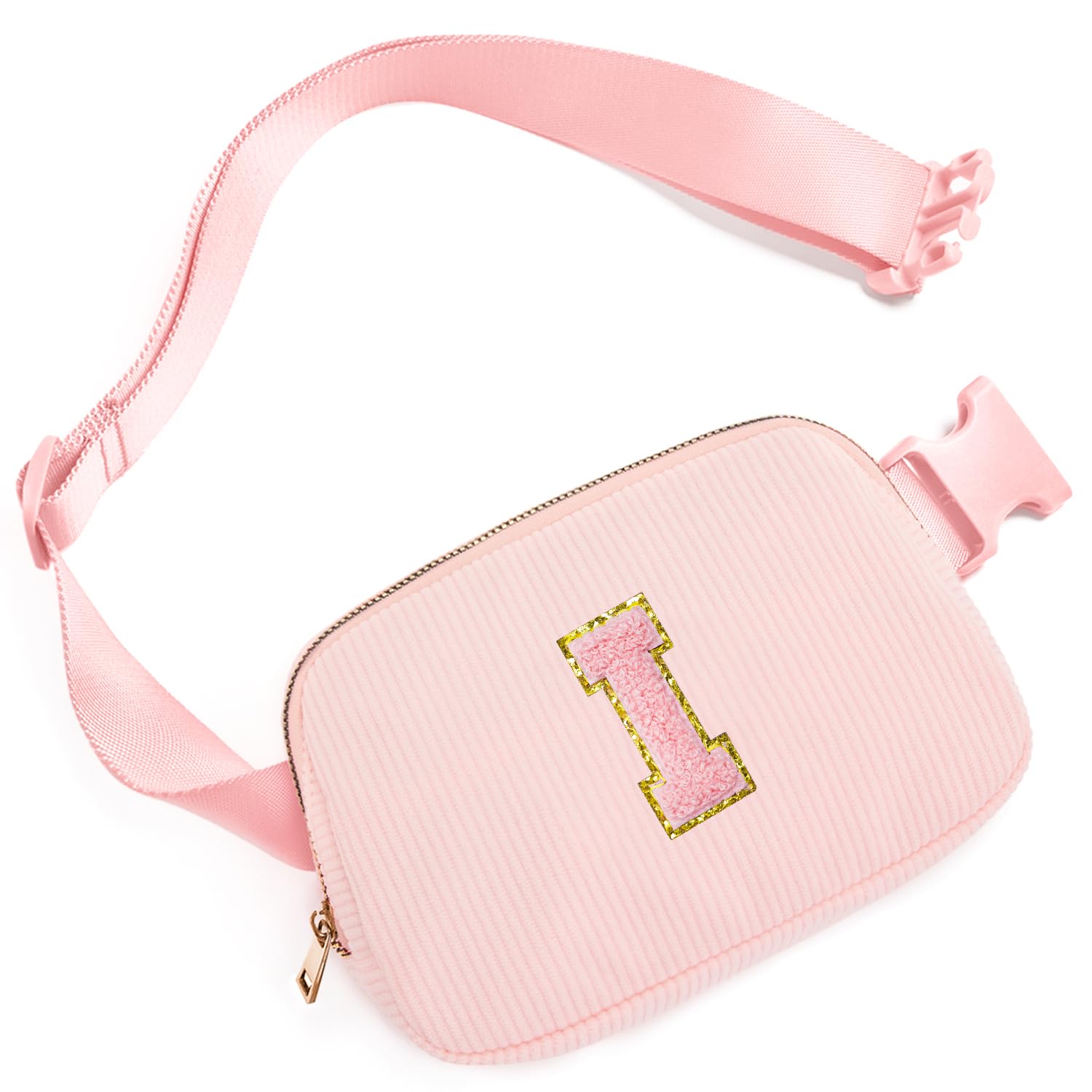 Gitus Gifts for 10-16 Year Old Girls: Christmas Gifts for Teen Girls & Women - Fanny Pack with Initial Letter Patch Belt Bag Crossbody Bag - Trendy