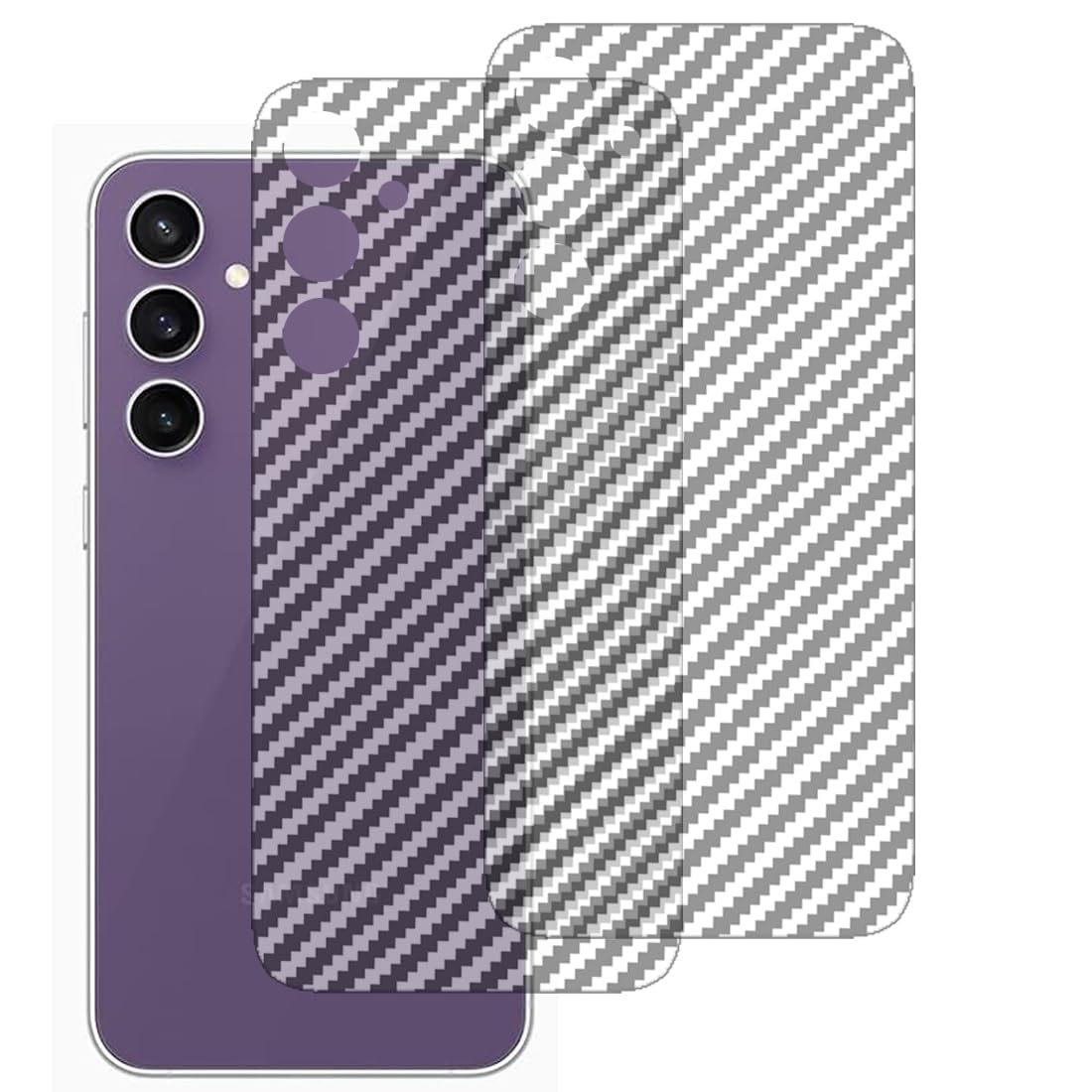 ZORAM® Transparent Back Screen Protective Film Carbon Fiber Skin Screen Guard Sticker Compatible for Samsung Galaxy S23 FE 5G (Not a Tempered Glass) (Pack of 2) (B0CLZHQKLP) Amazon Price History, Amazon Price Tracker