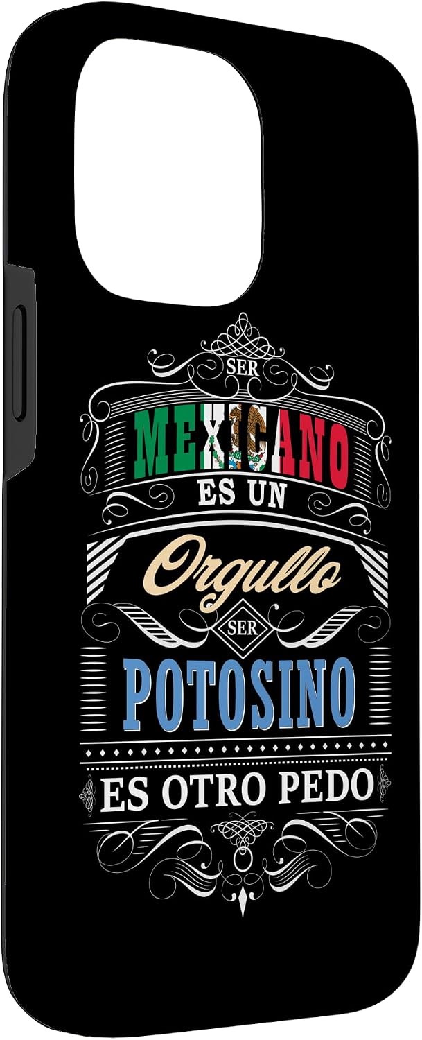 Camisa de Hombre de San Luis Potosi Mexico y Potosinos Case for iPhone 14 Pro Max