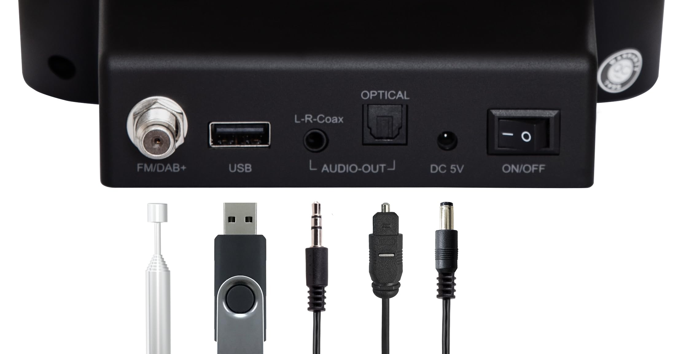 Imperial Dabman i410 BT Adaptateur Radio Hi-Fi DAB+ FM Bluetooth Noir