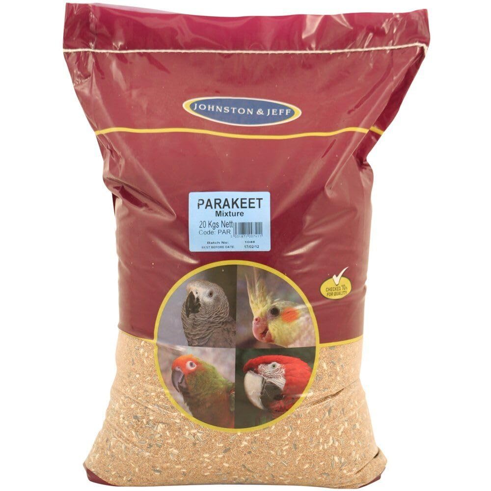 NutriBlend Parakeet Mix - 20kg Parakeet Food/Feed - Rich in Proteins and Oils for Peak Health