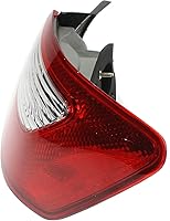 Vista 2 de Evan Fischer Lente de luz trasera y carcasa compatibles con Honda Civic Coupe 2006-2008 lado del pasajero