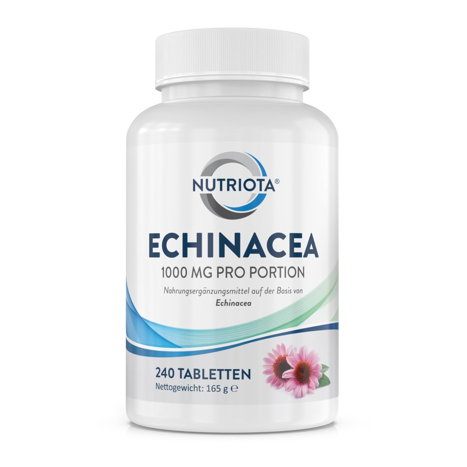 Natürliche Echinacea 500 mg | 240 hochkonzentrierte vegane Tabletten | Zur Bekämpfung von Erkältung und Grippe| Stärkt das Immunsystem | Von Aceso