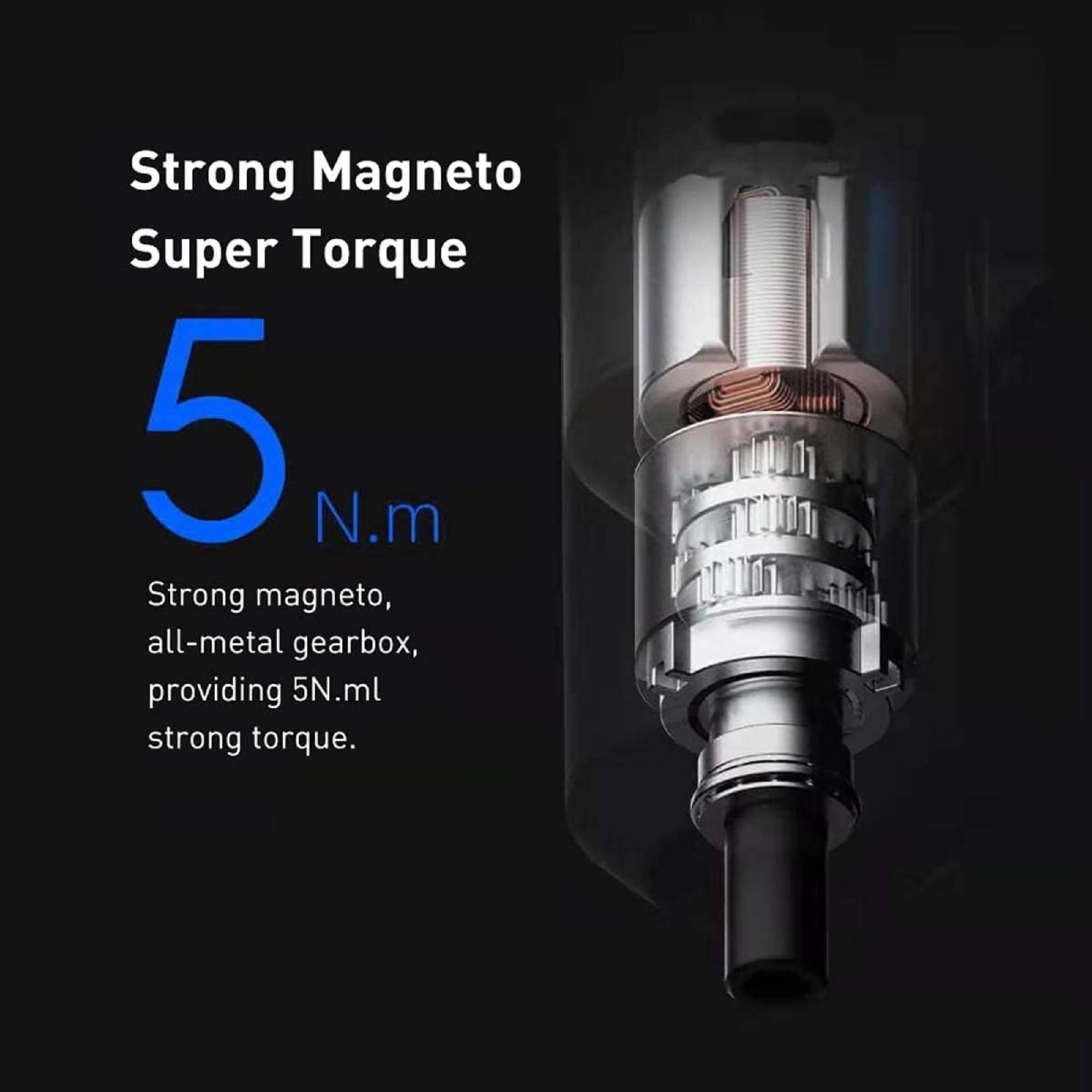 Xiaomi Tournevis rechargeable sans fil Mijia 3.6V 2000mAh Li-ion 5N.m Tournevis électrique avec 12 pièces S2 embouts de vis pour la maison