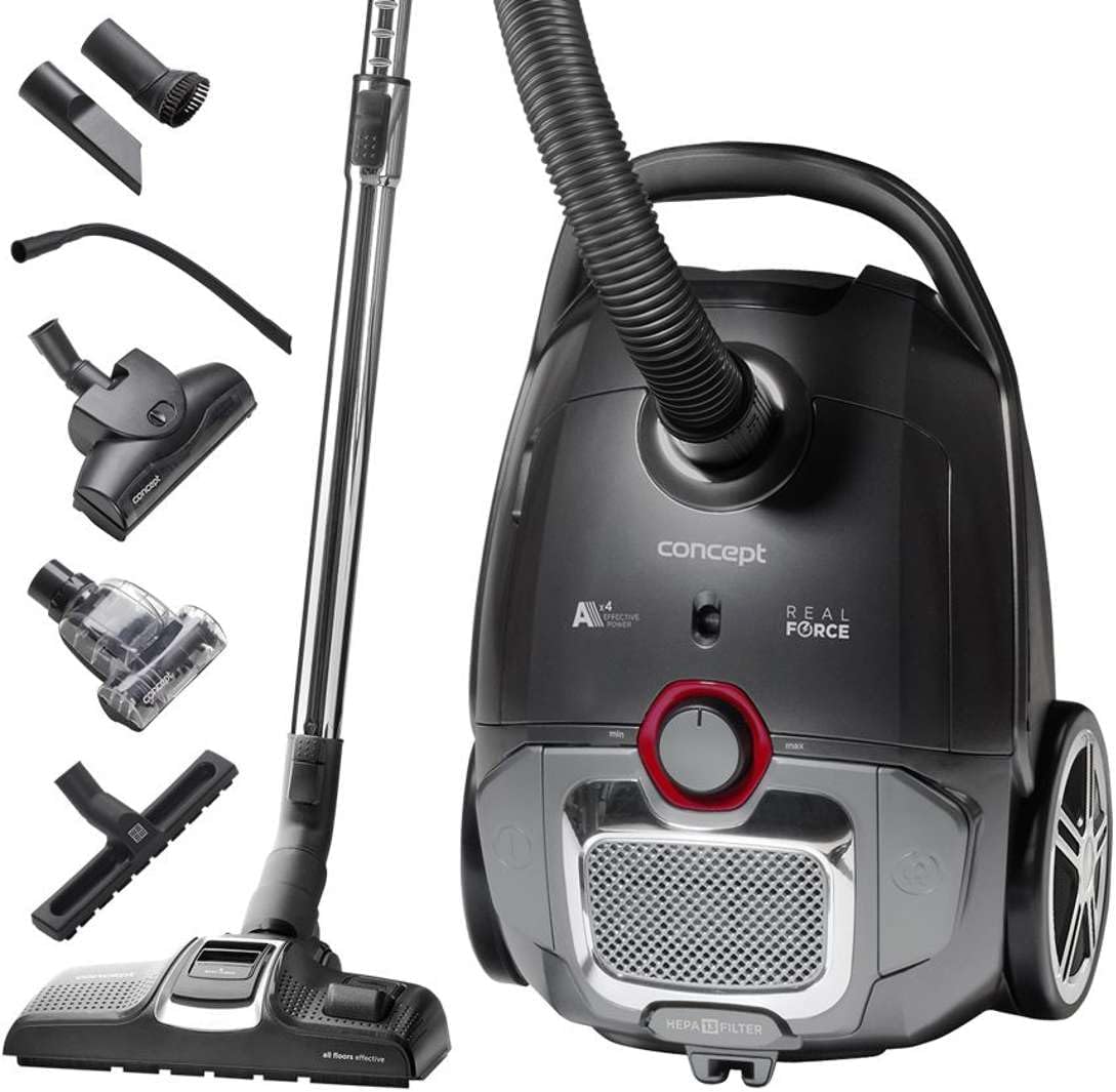 Concept Appliances VP8290, 700 W, 3 Litre, 67 Decibels, Black