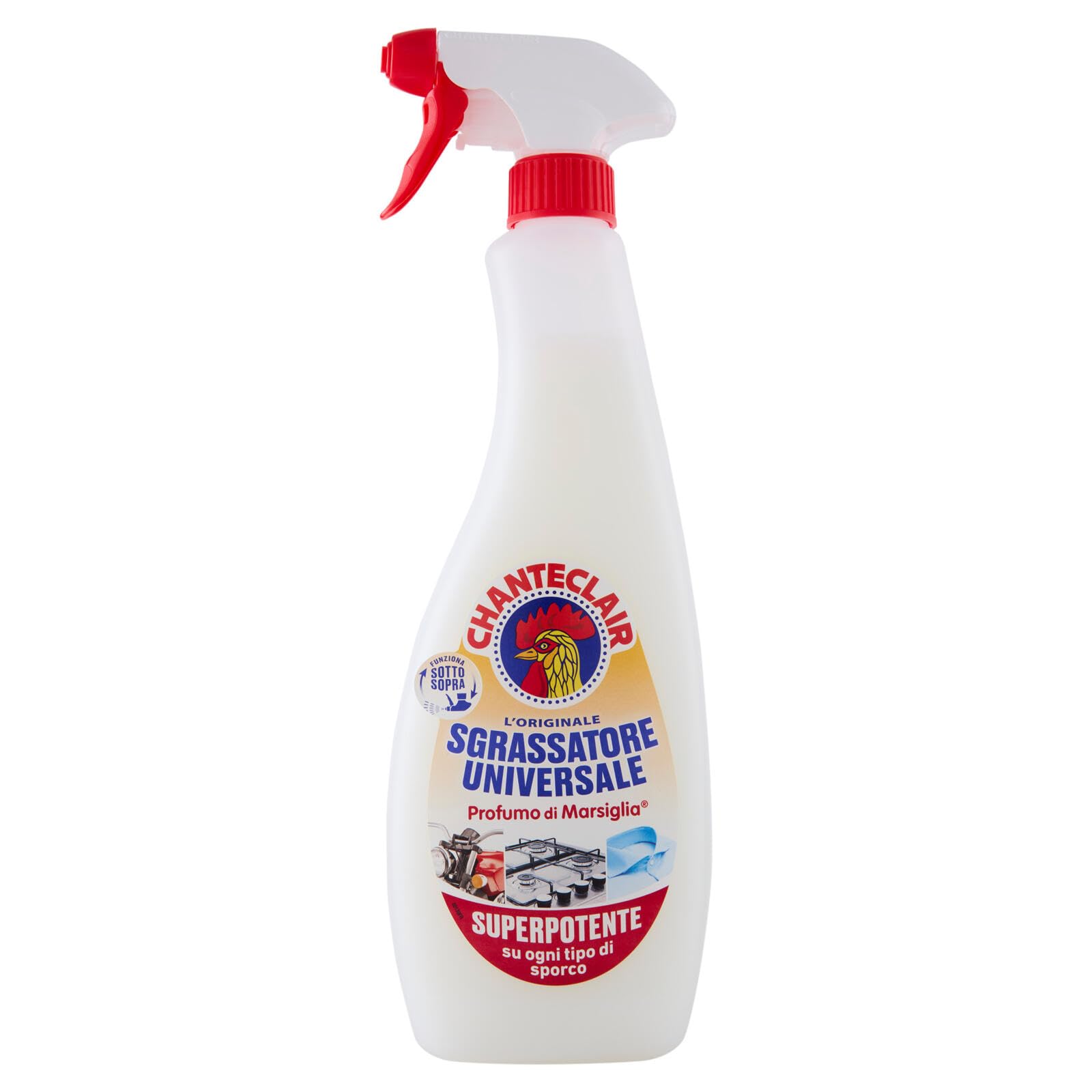 Testpaket Chanteclair Entfetter Sgrassatore Entfetter 10 x 600ml Reinigungsmittel Spray 10 Verschiedene Arten von Entfettern + Beni Culinari Kostenloser Schlüsselanhänger