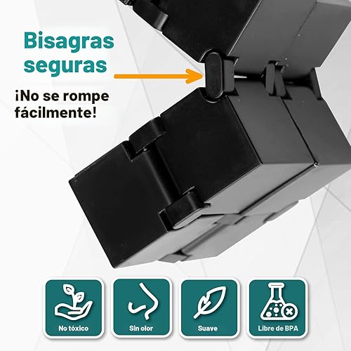 Miniatura 4 de Cubo de juguete para la ansiedad, juguete sensorial, para niños o adultos, pequeño y genial, un pequeño juguete para aliviar el estrés o la