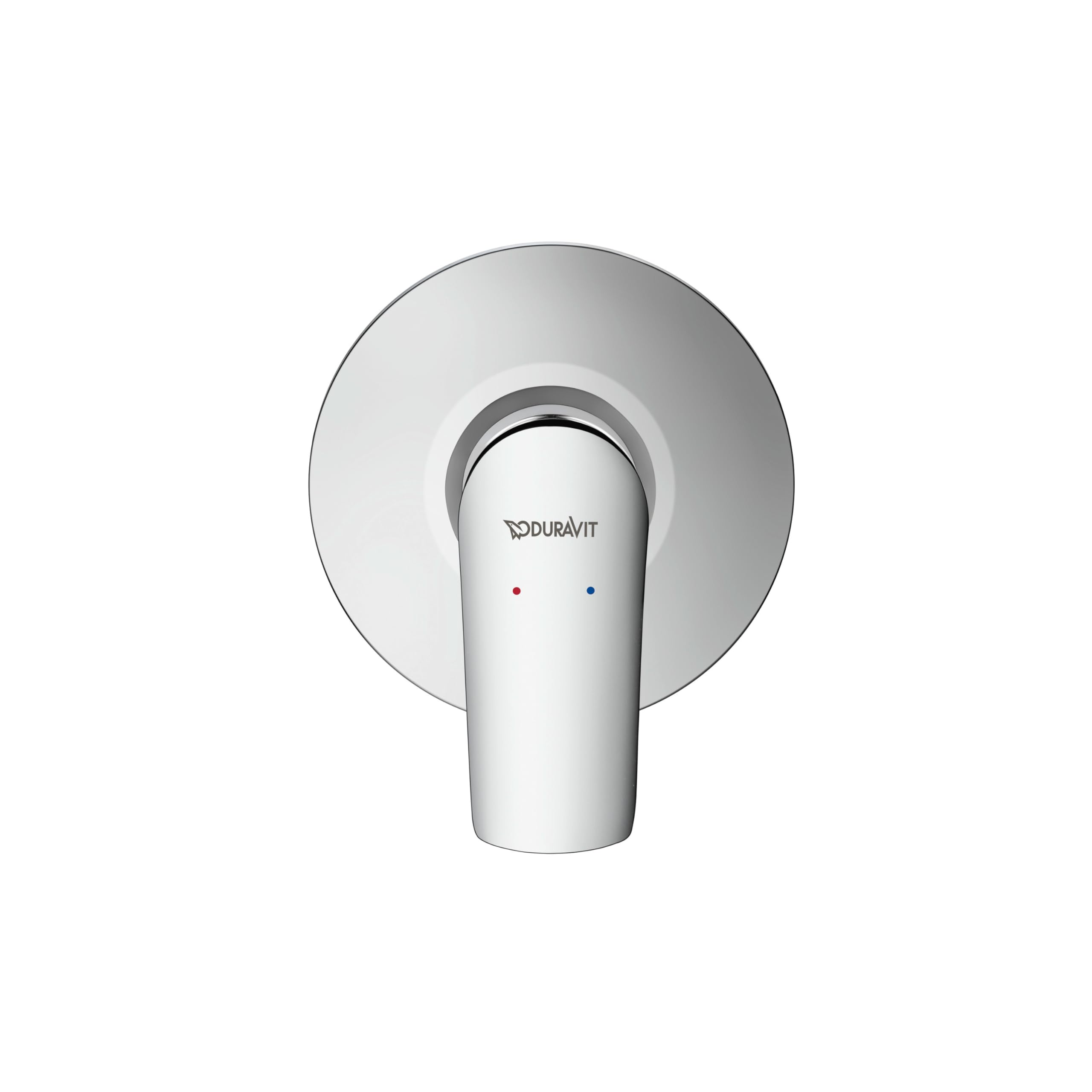 Duravit No.1 Shower Mixer Set for 1 Consumer, incl. Ready-Mounted Set with Concealed Basic Body, Bath Mixer with Ceramic Mixing System, Chrome