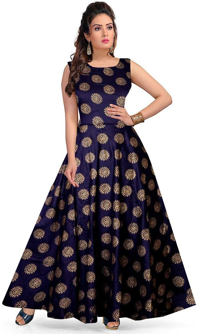 MudrikaRayon a-line Dress (FR_4249_Multi-Coloured_Free Size)