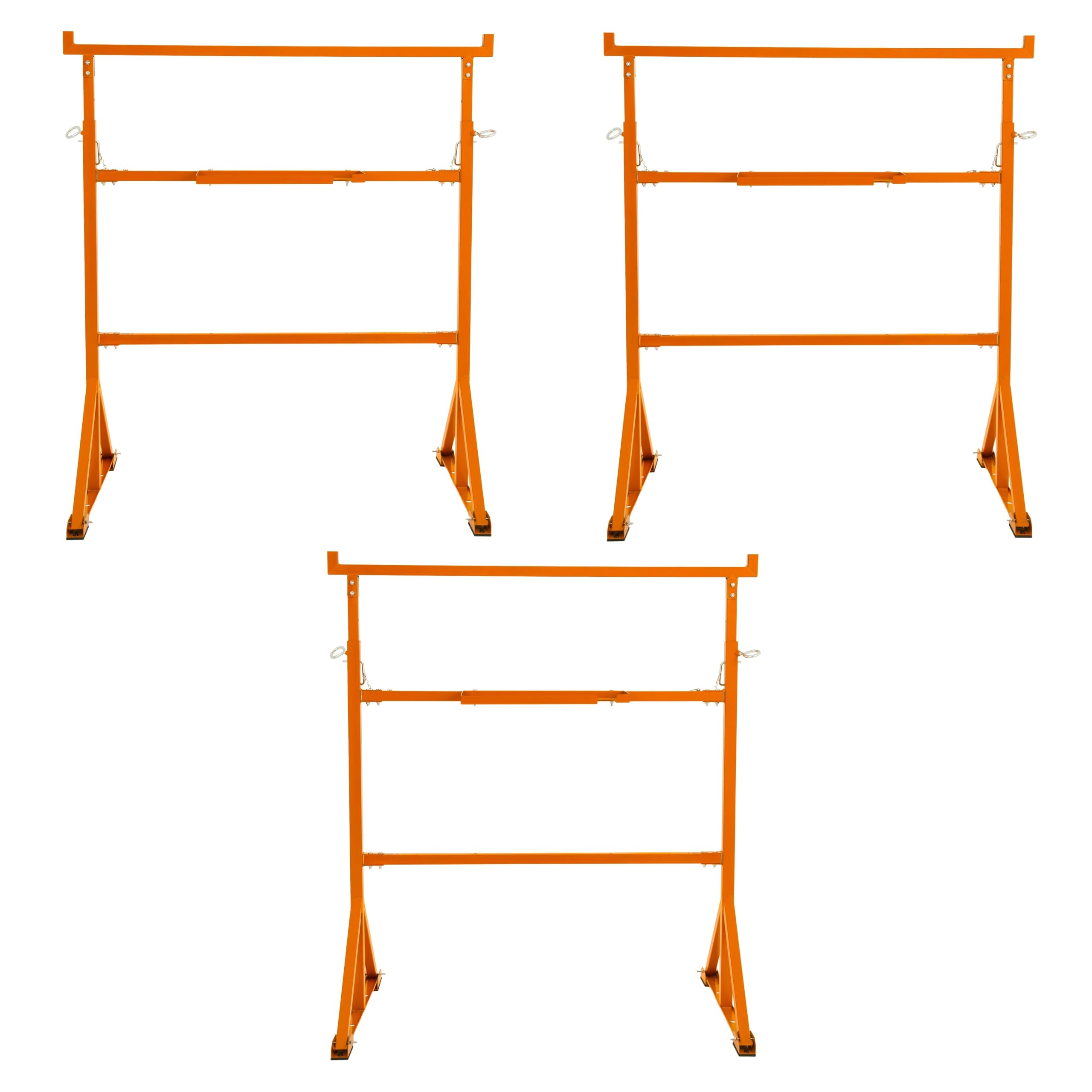 Trestle Stand x 3 Heavy Duty Builders Trestles Twin Pack Portable