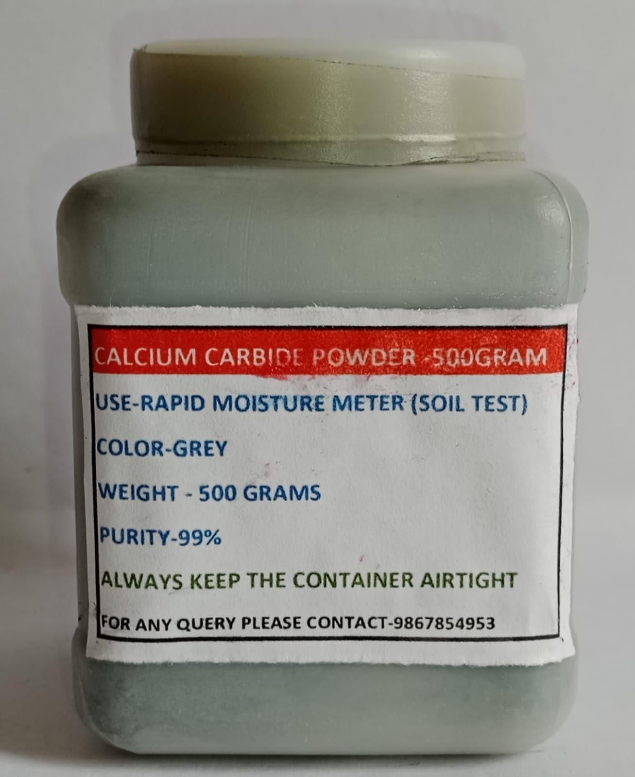Calcium Carbide Powder used for Rapid Moisture Meter 500 gm
