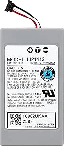 OSTENT 3.7V 930mAh Rechargeable Battery Pack Replacement for Sony PSP GO PSP-N1000/N1001/N1002/N1003/N1004