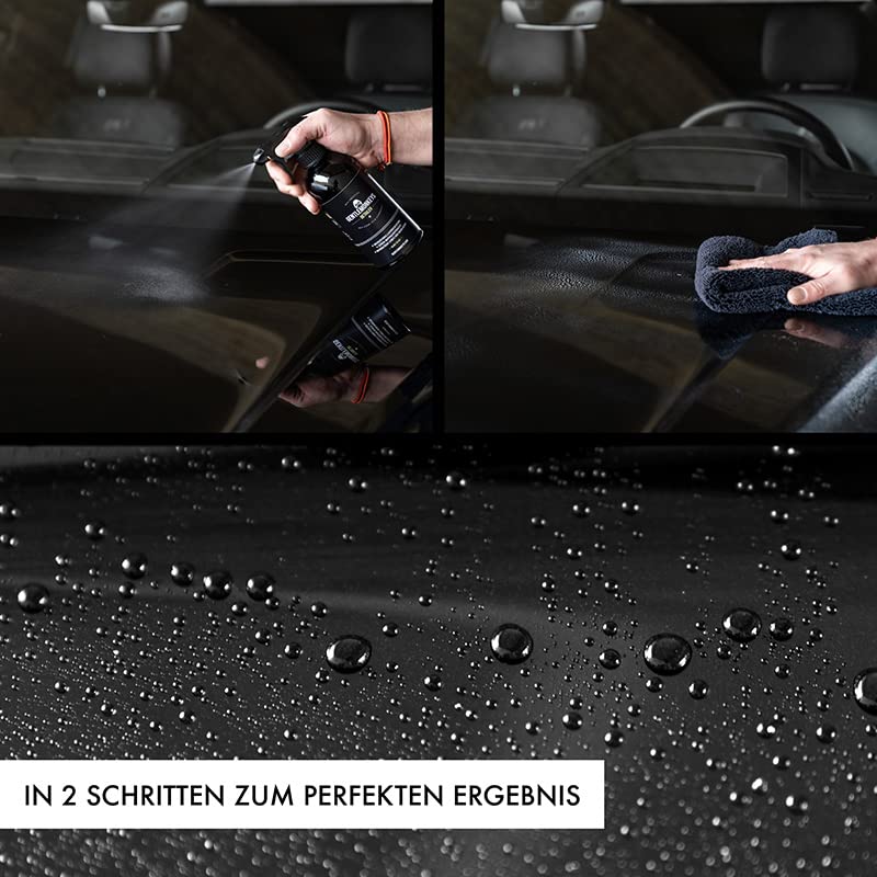 GENTLEMONKEYS Detailer Auto (500ml) inkl. Mikrofasertuch • Lackversiegelung, Motorrad & Fahrrad...