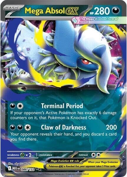 Pokémon TCG is in a Great Moment, Says Tord Reklev 7 6175Urldw6L. AC Pokemon - Mega Absol ex - 086/132 - ME01: Mega Evolution (MEG) - Double Rare - Single Card