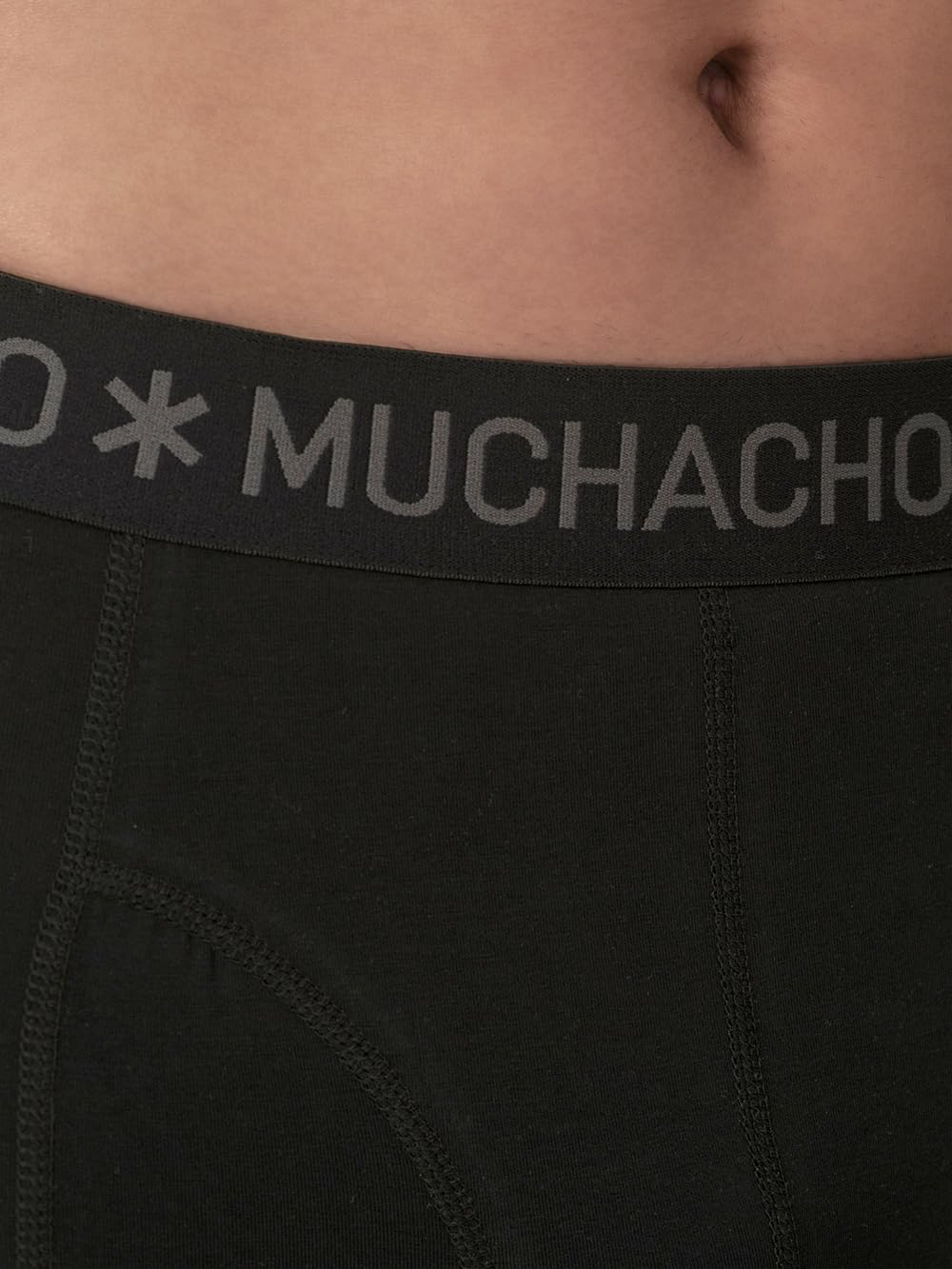 Muchachomalo Calzoncillos para Hombre, Ropa Interior Lisa de Algodón para Hombre, Pack de 7 Unidades, Bóxers Lisos de Corte Clásico con Cintura Elástica