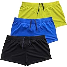 Muscle Alive Mens Bodybuilding Shorts Cotton | drawstring inside, without pockets, no lining, super soft ,light weight, athletic fit gym workout running sports