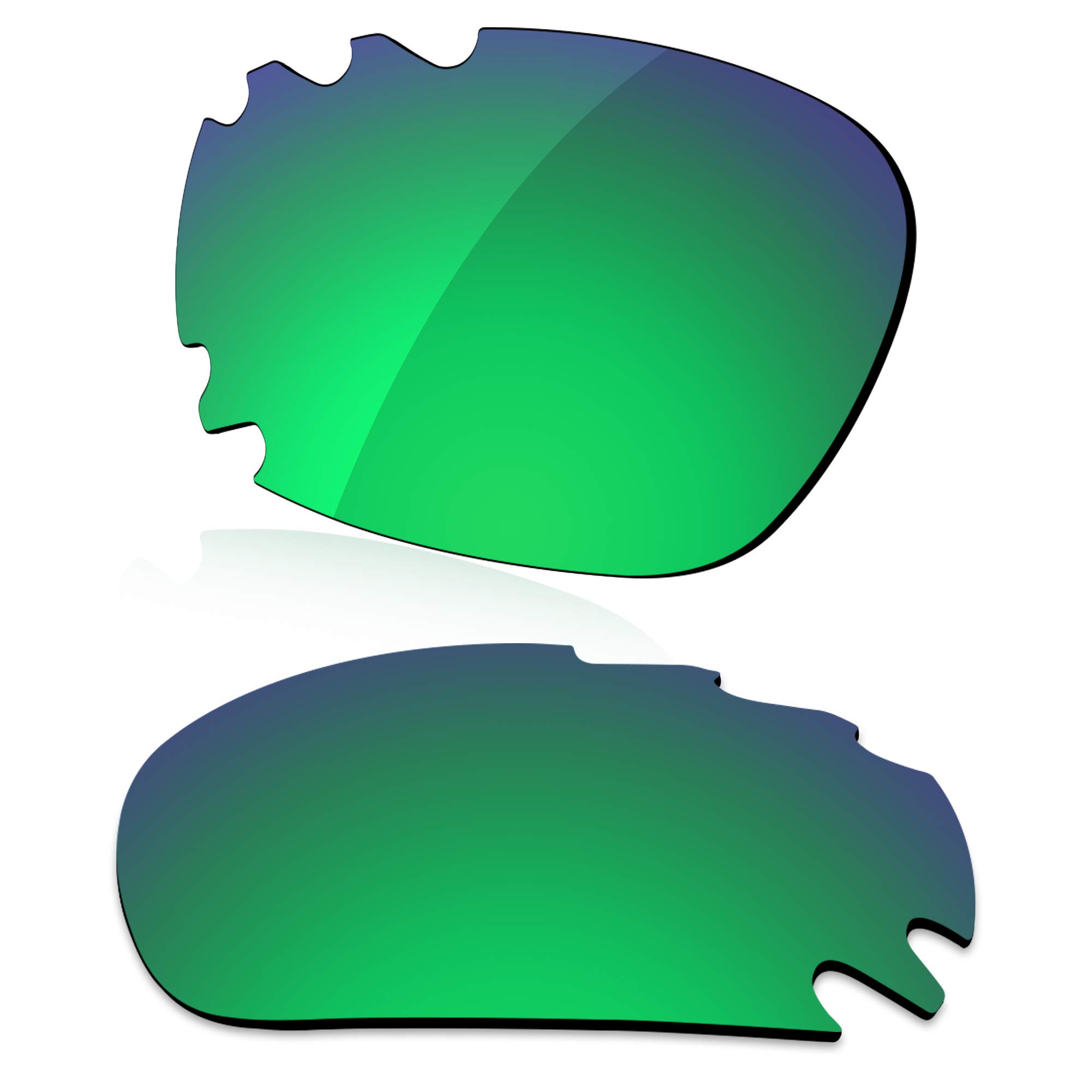 Lenzreborn Men's Lawn Green - Polarized Mirrored Polarized Lens Replacet For Oakley Jawbone Vented Sunglass