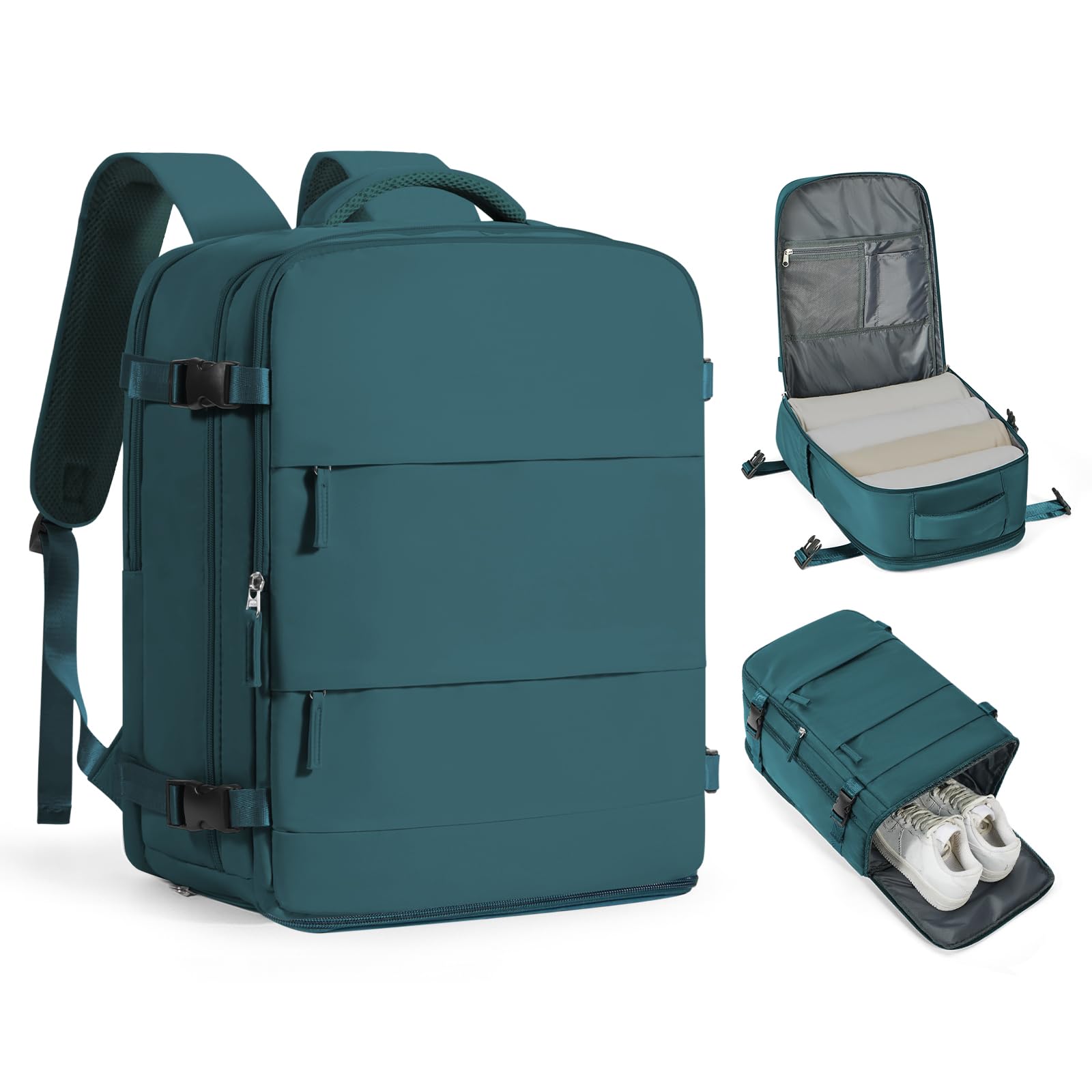 coofay Large Travel Backpack Carry on Flight Approved Mochila De Viaje Carry on Backpack for Airplanes Spirit Airlines Personal Item Bag 18x14x8