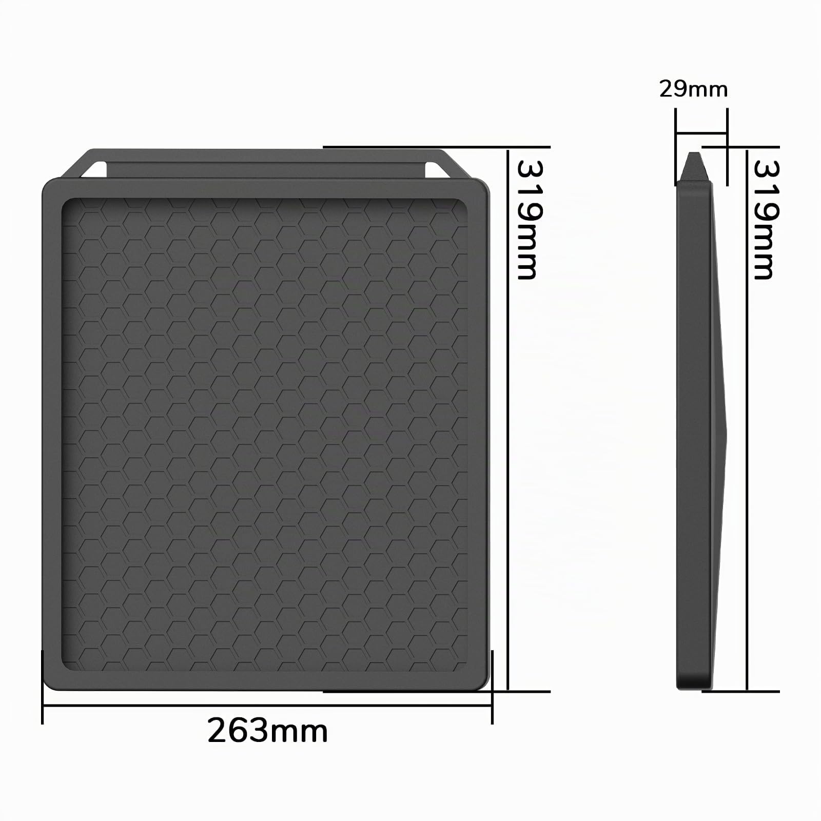 daboot Starlink Mini Case - Silikon Cover für Mini Starlink Dishy Zubehör, Outdoor Reisen, Anti-Bump und Anti-Drop (Grau)