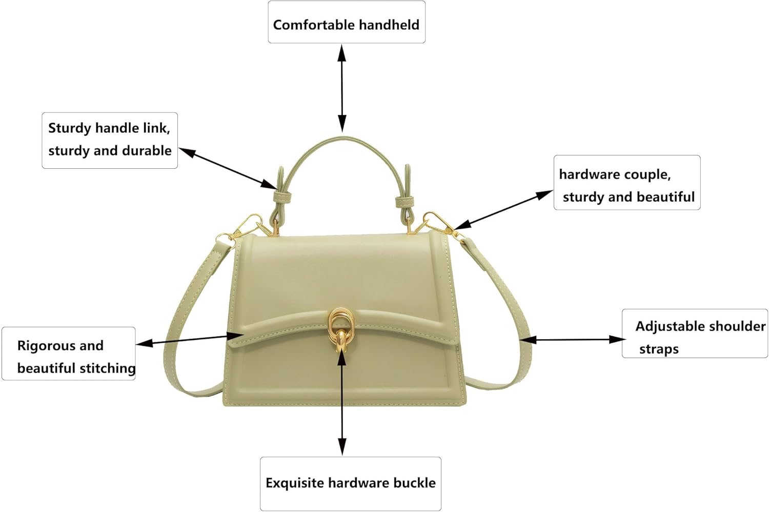 XTAPAN small purses trendy mini purses for women crossbody small square bag top handle bag crossbody bag shoulder bag - Image 4