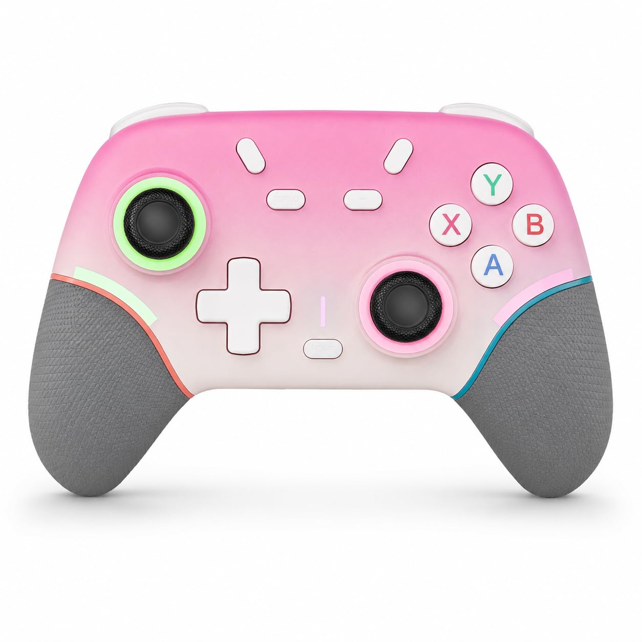 PLAYXSUNDI X10 Wireless Bluetooth Controller | 8 RGB LED Iridescent Light Ring | 16 Million Colours | Elite Double Back Keys | 600mAh 8-10Hr Battery | iOS Android Switch PS3 PC TV | 8M Range-picture-11