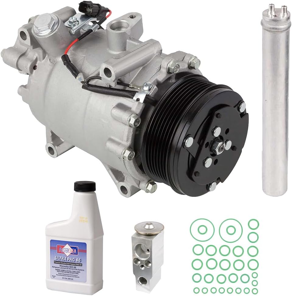 AC Compressor & A/C Kit For Acura RDX 2007 2008 2009 2010 2011 2012 - BuyAutoParts 60-81517RK NEW