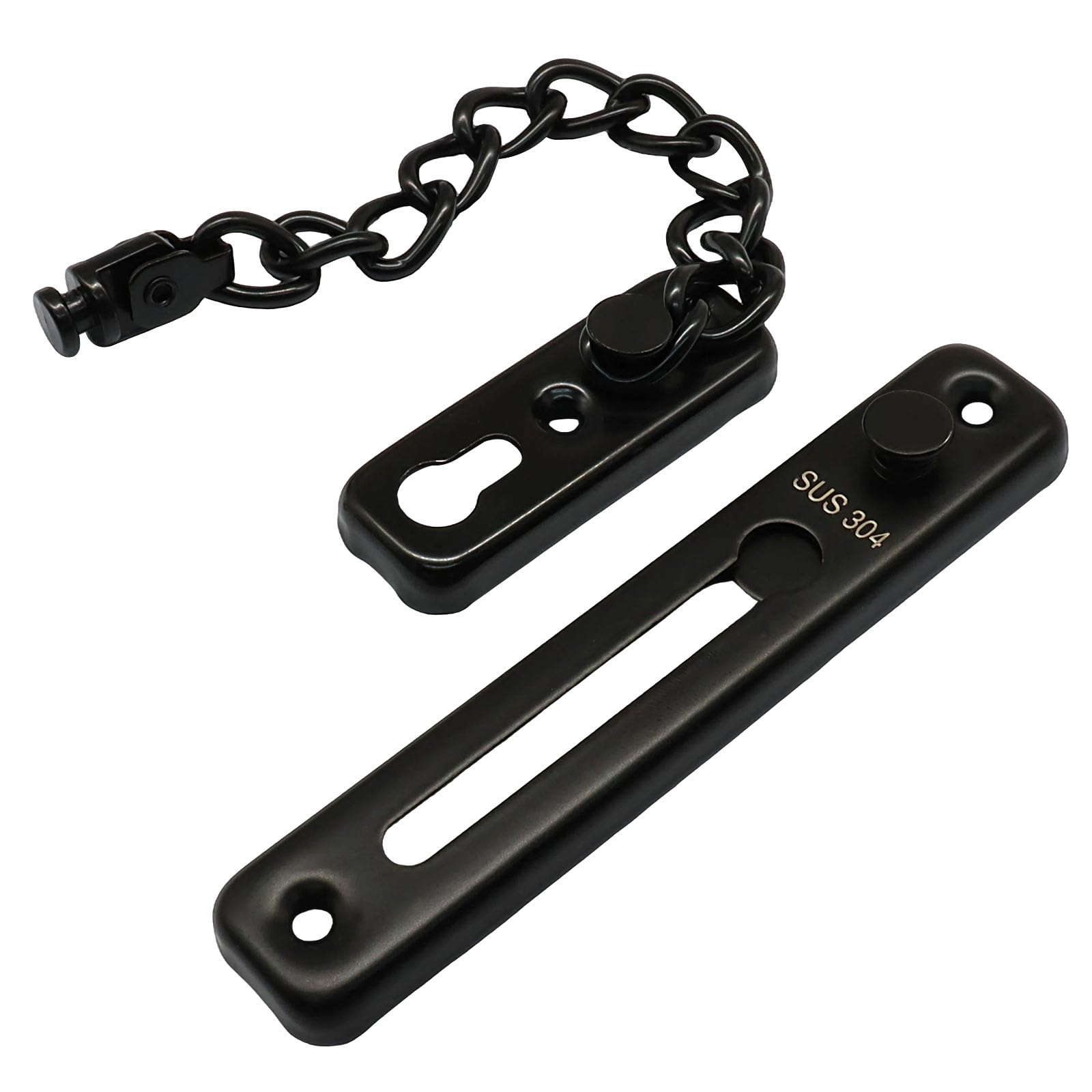 SOVNSG 1 Pack Black Heavy Duty Slide Bolt Latch
