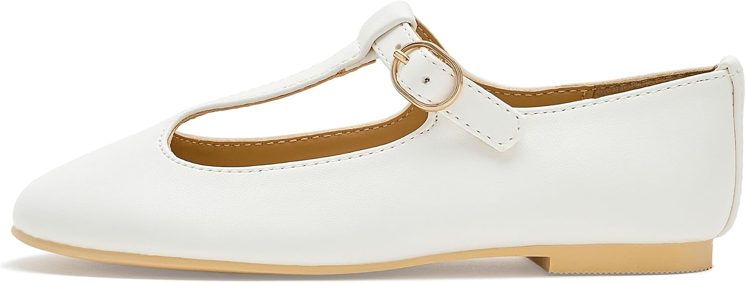 Janie and Jack White Mary Jane Flat (Toddler/Little Kid/Big Kid)