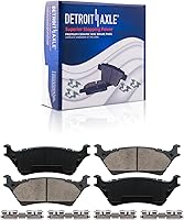 Vista 23 de Detroit Axle - Pastillas de freno delanteras para Nissan Pathfinder Frontier D21 720 Pickup Subaru SVX Pastillas de freno de cerámica con reemplazo