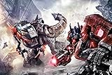 PrimePoster - Transformers Fall of Cybertron Optimus and Grimlock Poster Glossy Finish Made in USA -...