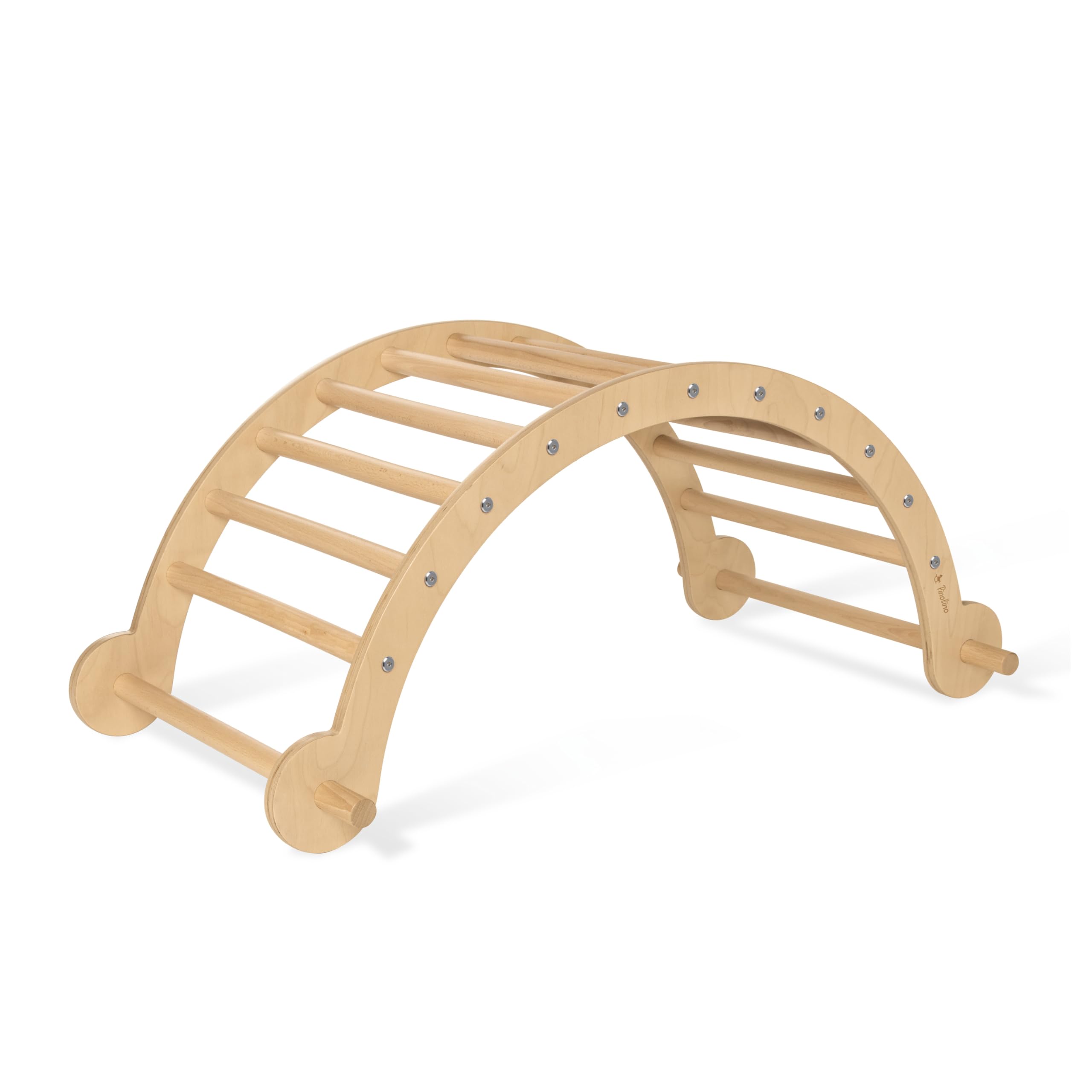 PINOLINO Kari Kletterbogen & Wippe, 2-in-1 Kinder Spielgerät, sicher & stabil, Für Kinder ab 2 Jahren, 104x60x46 cm, Belastbar bis 50kg