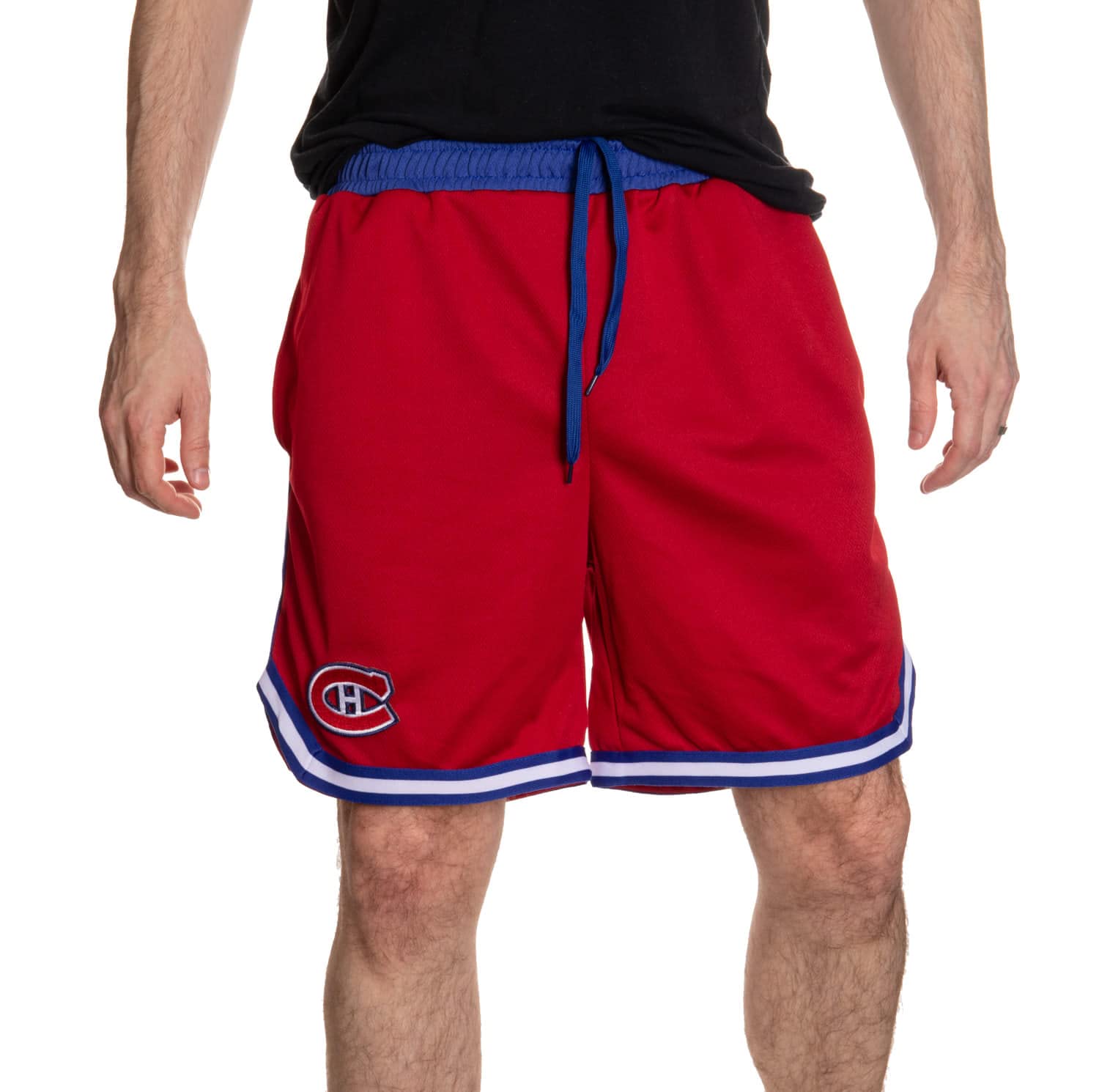 Officially Licensed NHL Men's 2 Tone Air Mesh Shorts Lined with Pockets