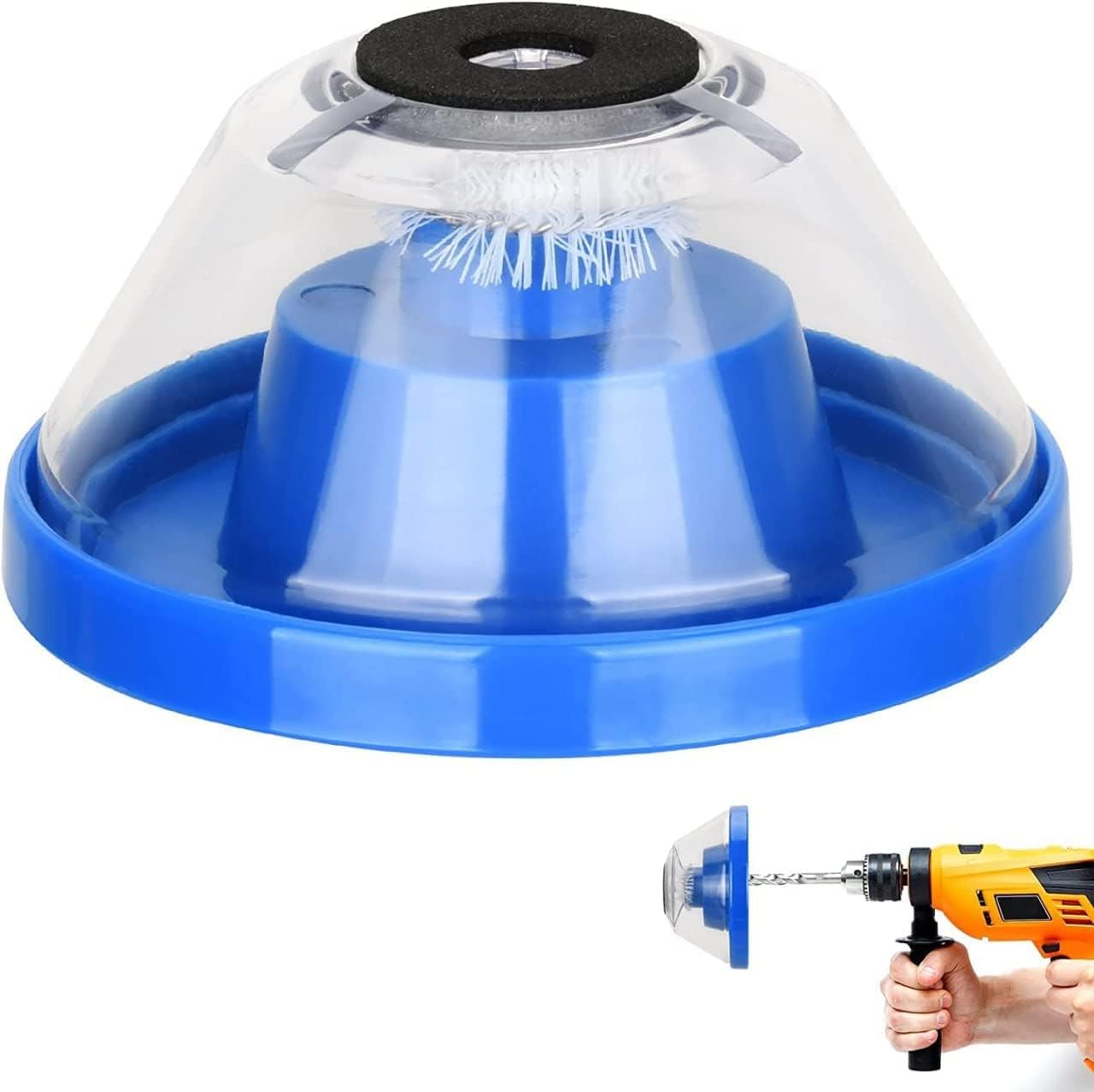 LIMBANI BROTHERS Drill Dust Collector 4-10mm Dustproof Durable Impact Drill Dust Cover for Dust-Free Drilling on All Surfaces DIY Power Tool Accessories..
