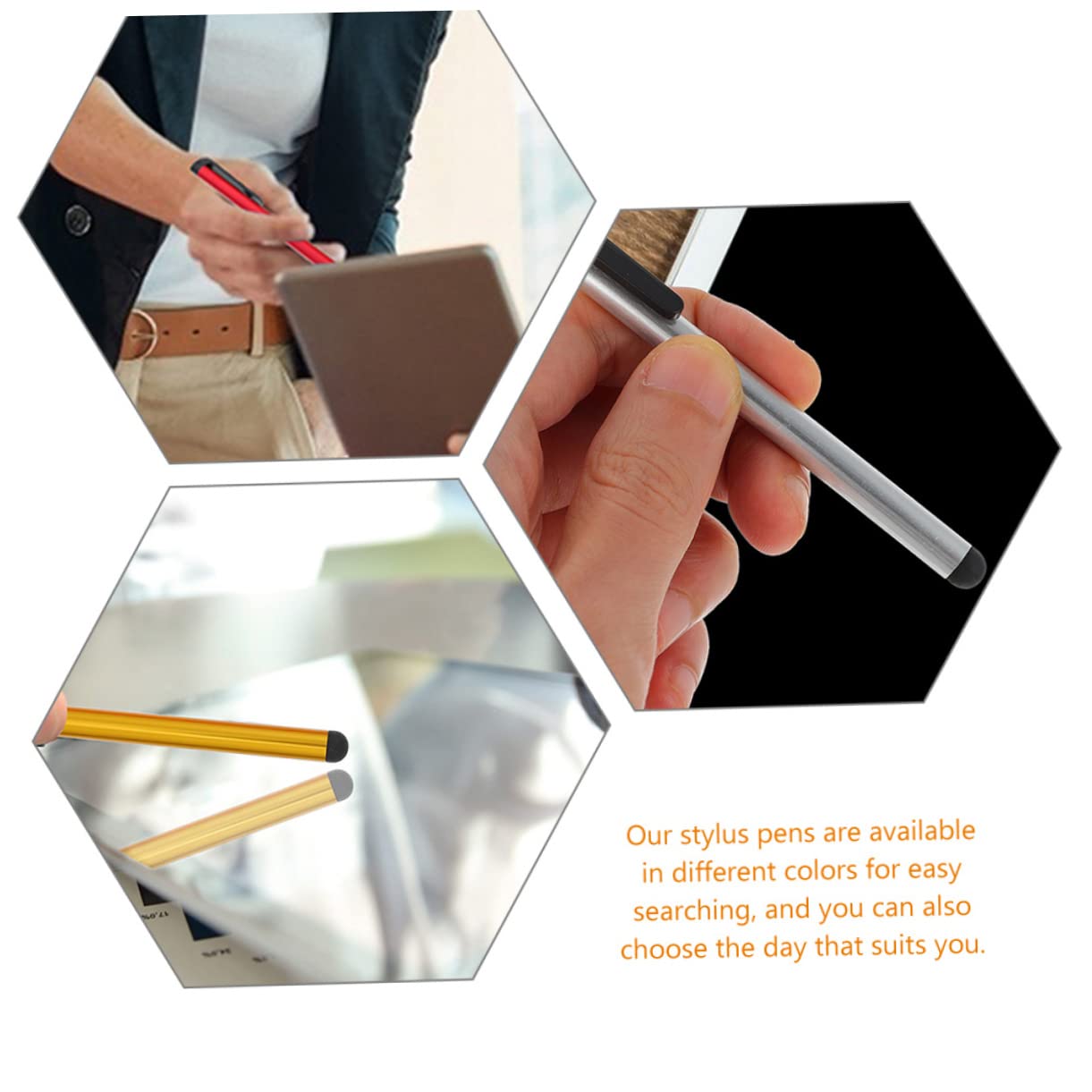 Housoutil 32 Pcs Touch Screen Stylus Pen Style Stylus Screen Writing Screen Capacitive Stylus Phone Stylus Pen Convenient Stylus Pen Universal Stylus Screen Pen Cell Phone Rubber