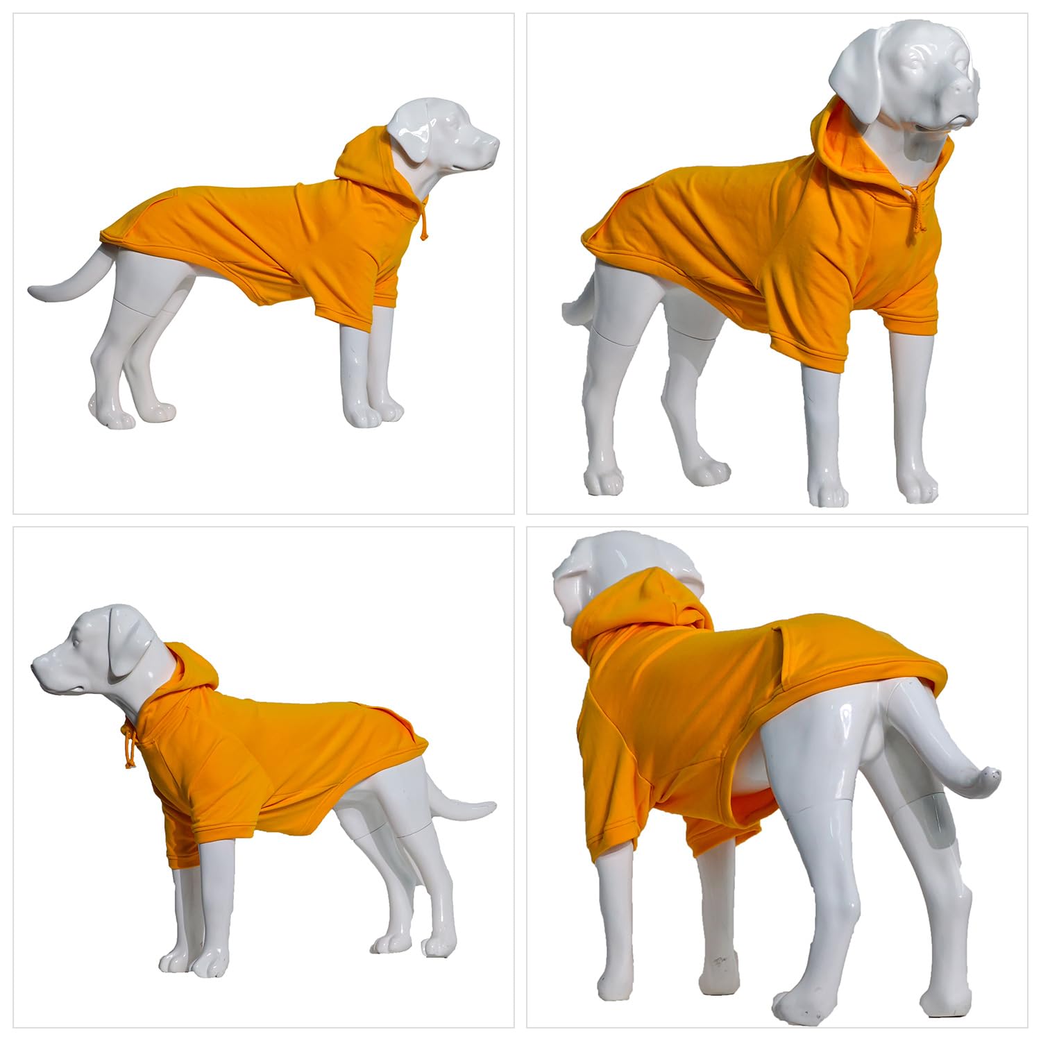 Lovelonglong Pet Clothing Clothes Dog Coat Hoodies Winter Autumn Sweatshirt for Small Middle Large Size Dogs 11 Colors 100% Cotton 2018 New (XXXL - Image 4