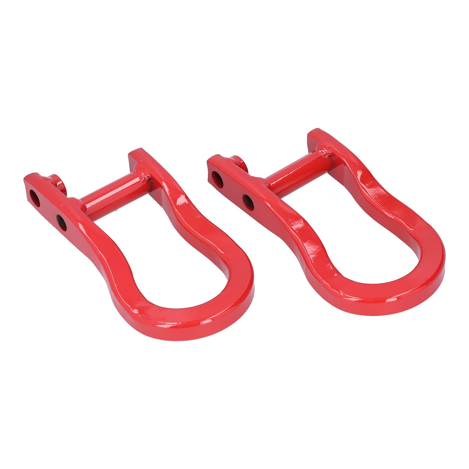Para Haków Holowniczych Pierścień Holowniczy ze Stopu Czerwonej Stali 84192871 Bezpośredni Zamiennik Przedni Lewy Prawy Dolny do Chevroleta Silverado 1500 Sierra 1500 Holowanie Awaryjne