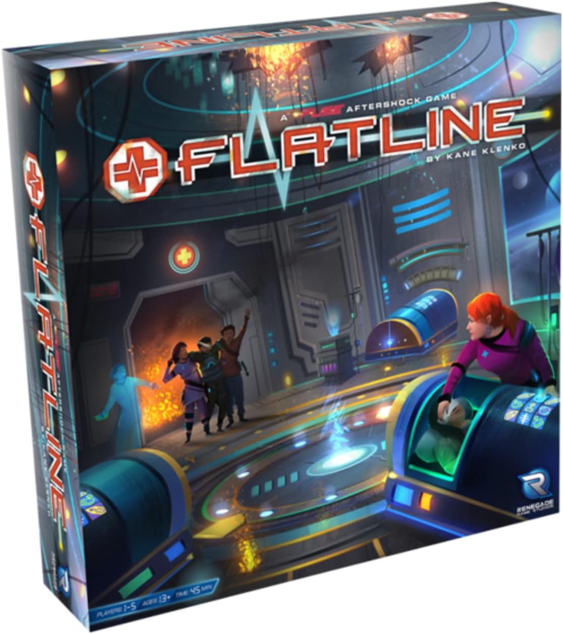 Renegade Game Studios FLATLINE - A FUSE Aftershock Game