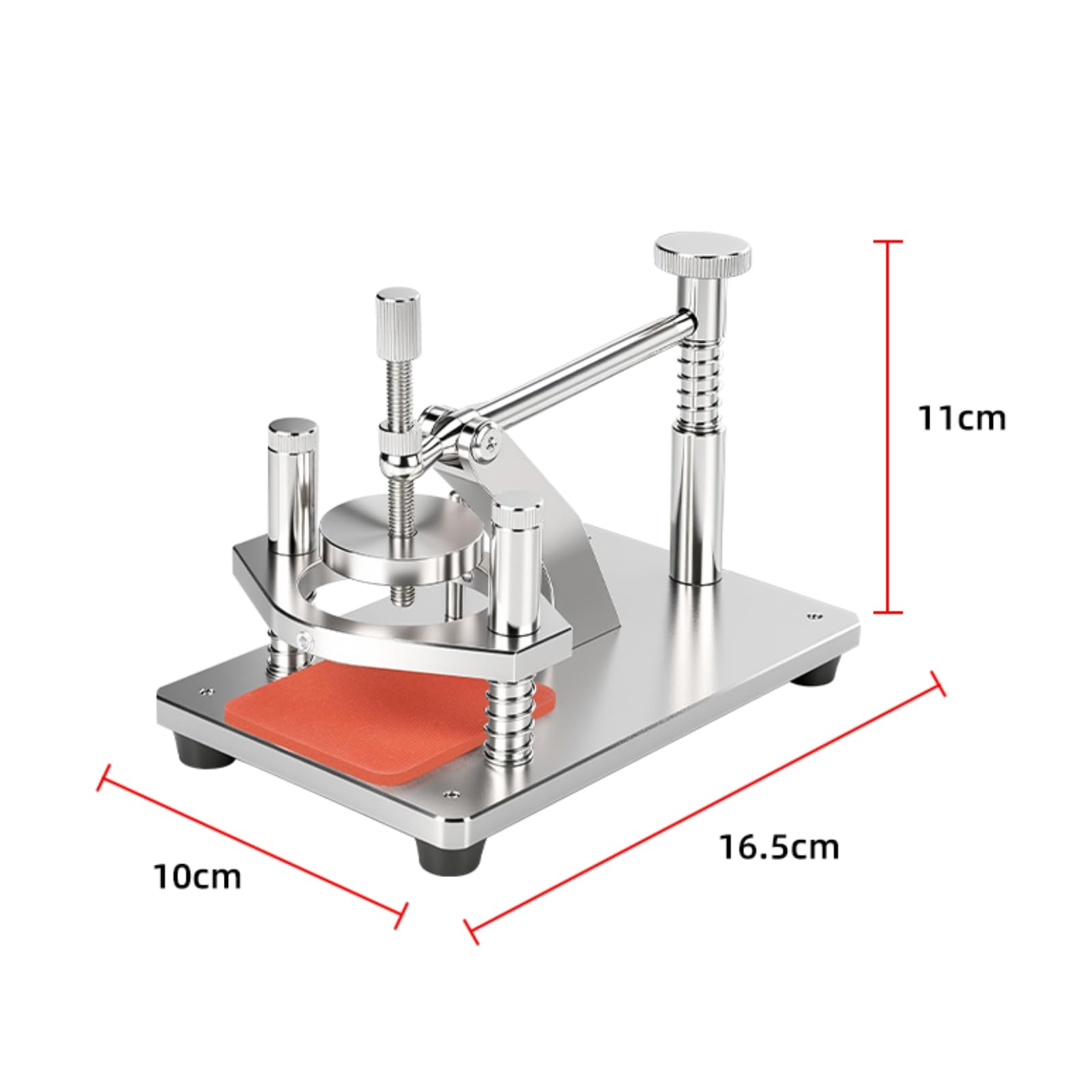Milageto Abridor de Cristal de Reloj Herramienta Abridora Extractor para Abrir Cristal y Tapa Frontal con Control de Presión y Base Antideslizante Material