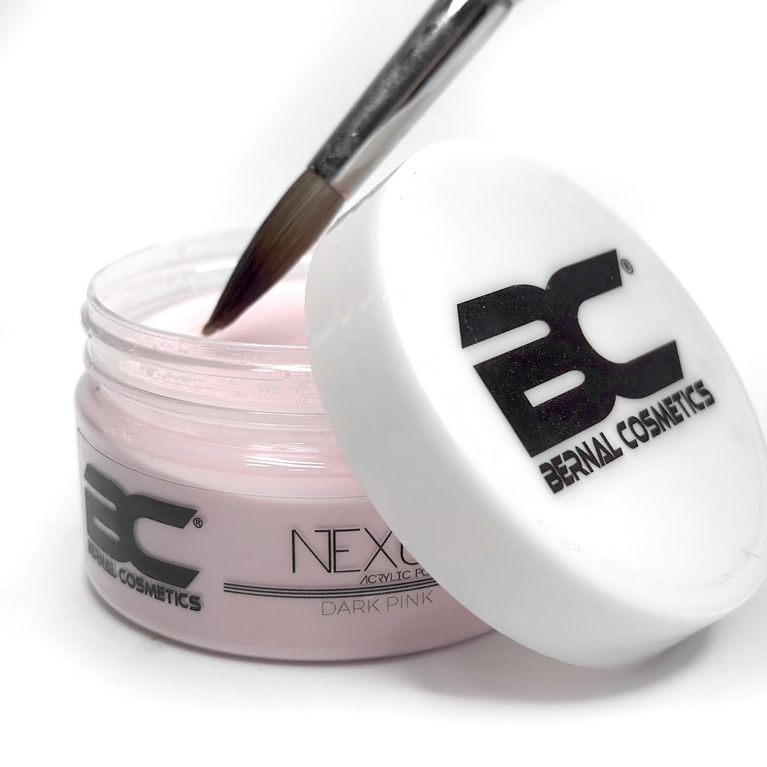 Polvo Acrílico - Dark Pink (Rosa Intenso translúcido) 690g | Acryl Powder Dark Pink | Bernal Cosmetics