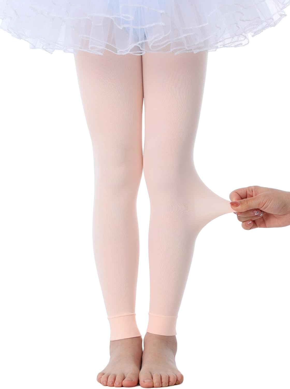 Girls Tights for Ballet Dance School Students Super Soft Stockings Leggings (Toddler/Kids) - Image 4