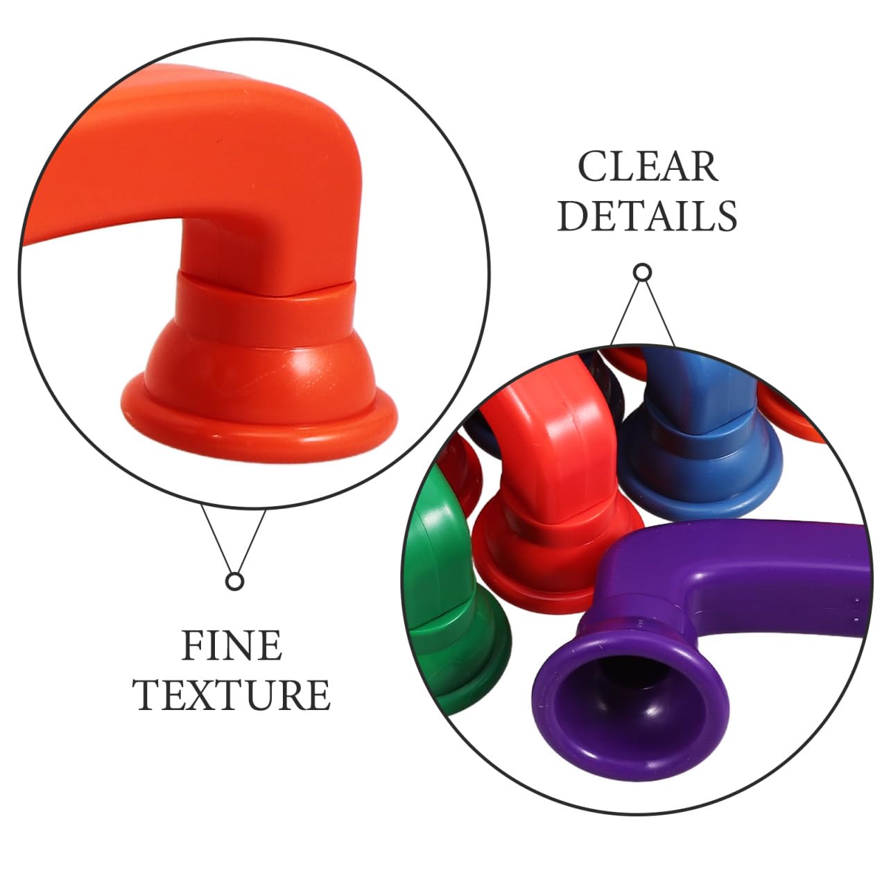 Mikinona Giocattolo Telefono Sussurrante per 12 Pezzi Colorati in Plastica ABS Set Educativo per Sviluppo Motricità Fine e Riconoscimento Colori Gioco Musicale per Prima Infanzia