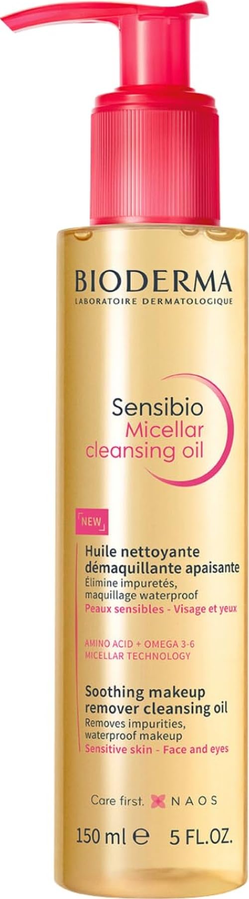 Bioderma Sensibio Micellar Oil Cleanser Makeup Remover Sensitive Skin 150ml