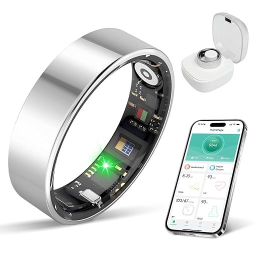 Waterproof Smart Ring Fitness & Health Tracker - $99.99